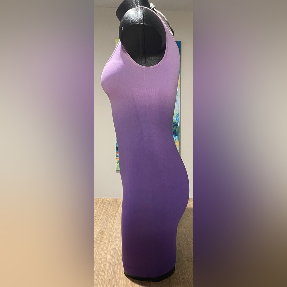 Soho Girls Lavender and Deep Purple Stretch Dress, OSFM - Picture 4 of 6